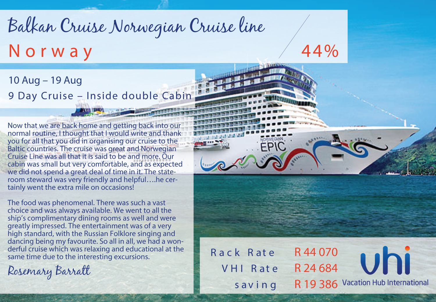 Vacation Hub International - Member Review - Balkan Cruise