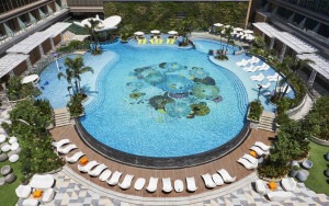  Vacation Hub International | Hilton Manila Lobby